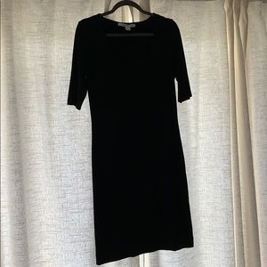 DVF authentic Fitted little black dress.